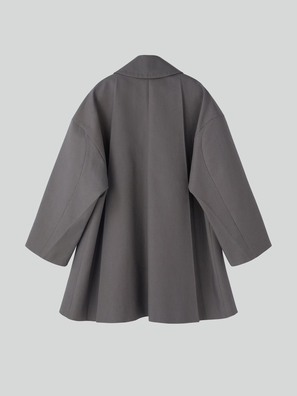 Recto - Oversized Half Coat (Stone Grey) product image 9 | TRAB K-Fashion Australia