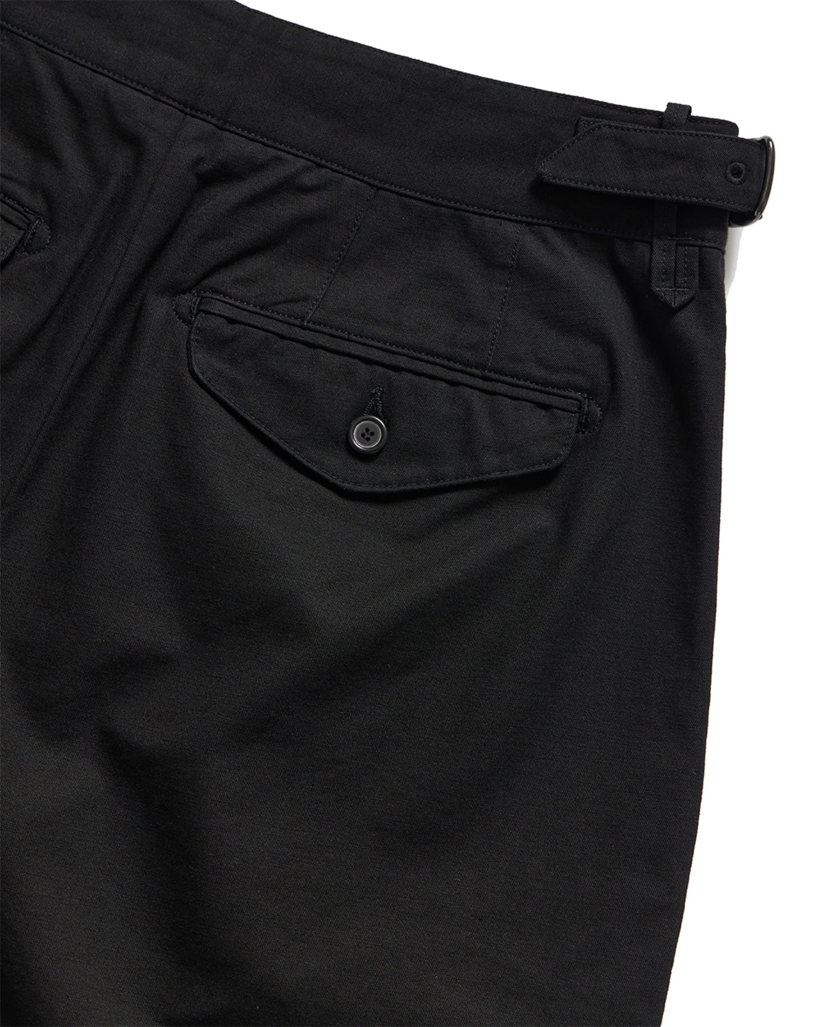 Eastlogue - Single Belted Bermuda Shorts (Black) product image 6 | TRAB K-Fashion Australia