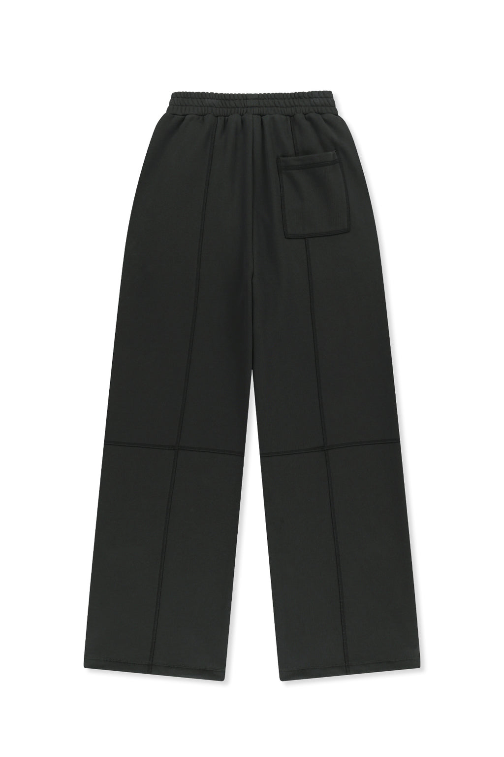Matin Kim - Colorblock Cut Seam Sweatpants (Black) product image 2 | TRAB K-Fashion Australia