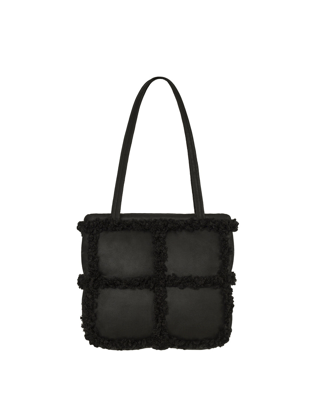 Stand Oil - Bubble Bag Mini (Fur Black) product image 1 | TRAB K-Fashion Australia