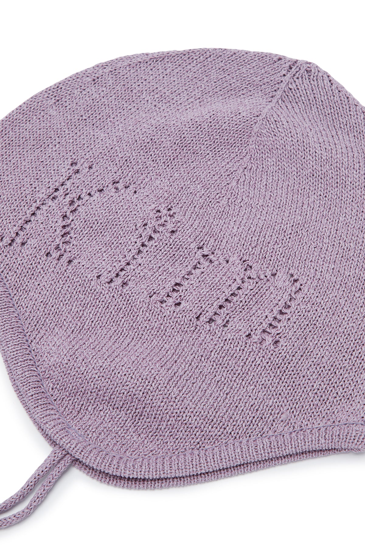 Matin Kim - Logo Punching Earflap Beanie (Purple) product image 3 | TRAB K-Fashion Australia