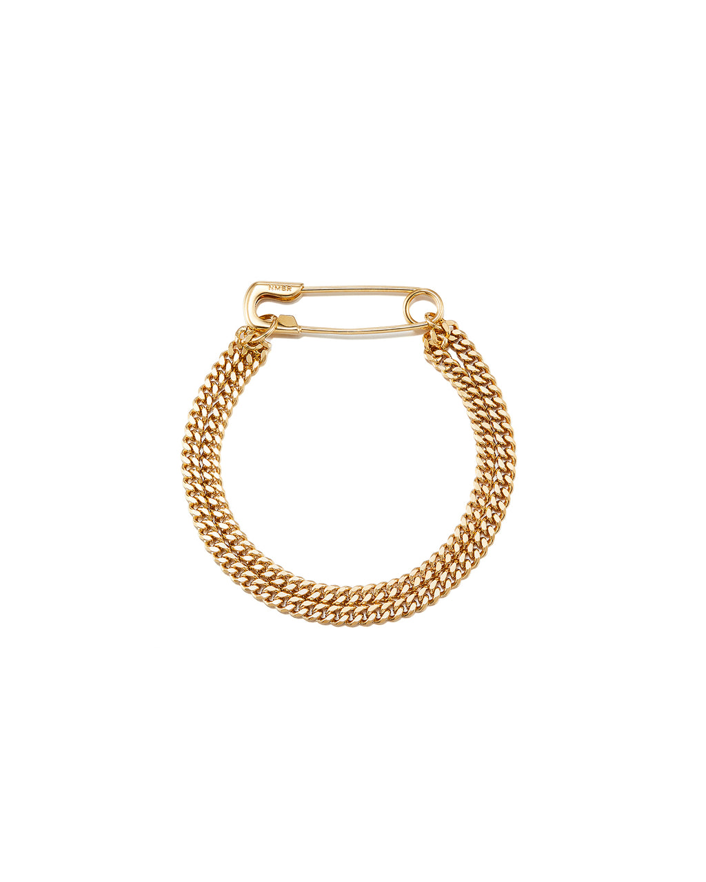 Numbering - Safety Pin Layered Chain Bracelet #5943 product image 2 | TRAB K-Fashion Australia