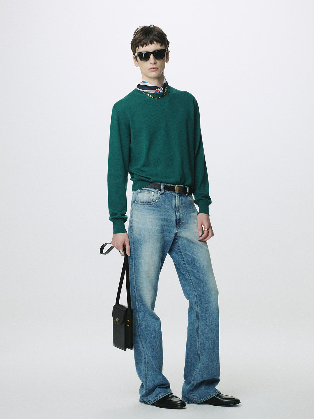 Tonywack - Spring Wool Crew Neck Knit (Sea Green) product image 4 | TRAB K-Fashion Australia