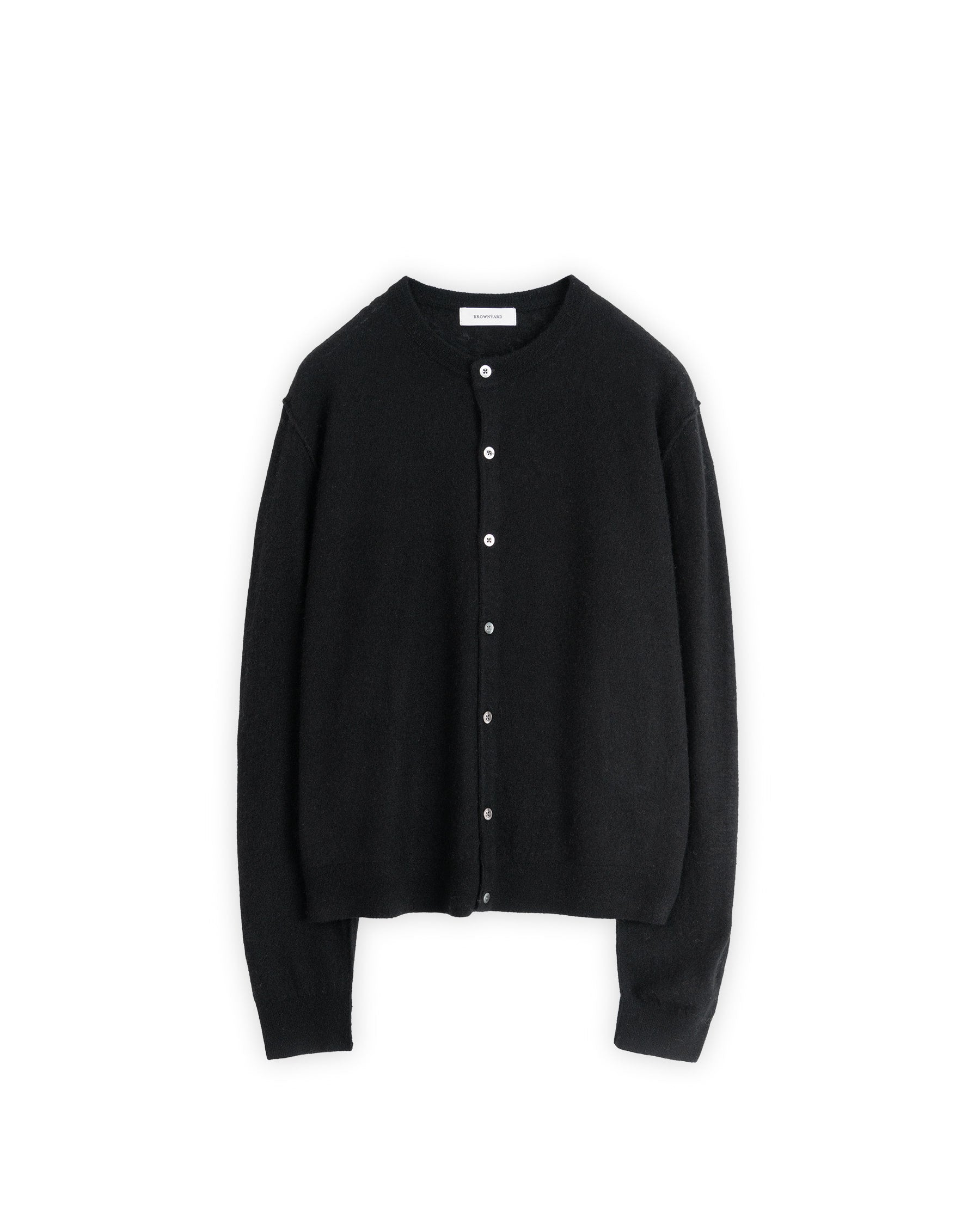 Brownyard - Soft Round Cardigan (Black) product image 6 | TRAB K-Fashion Australia
