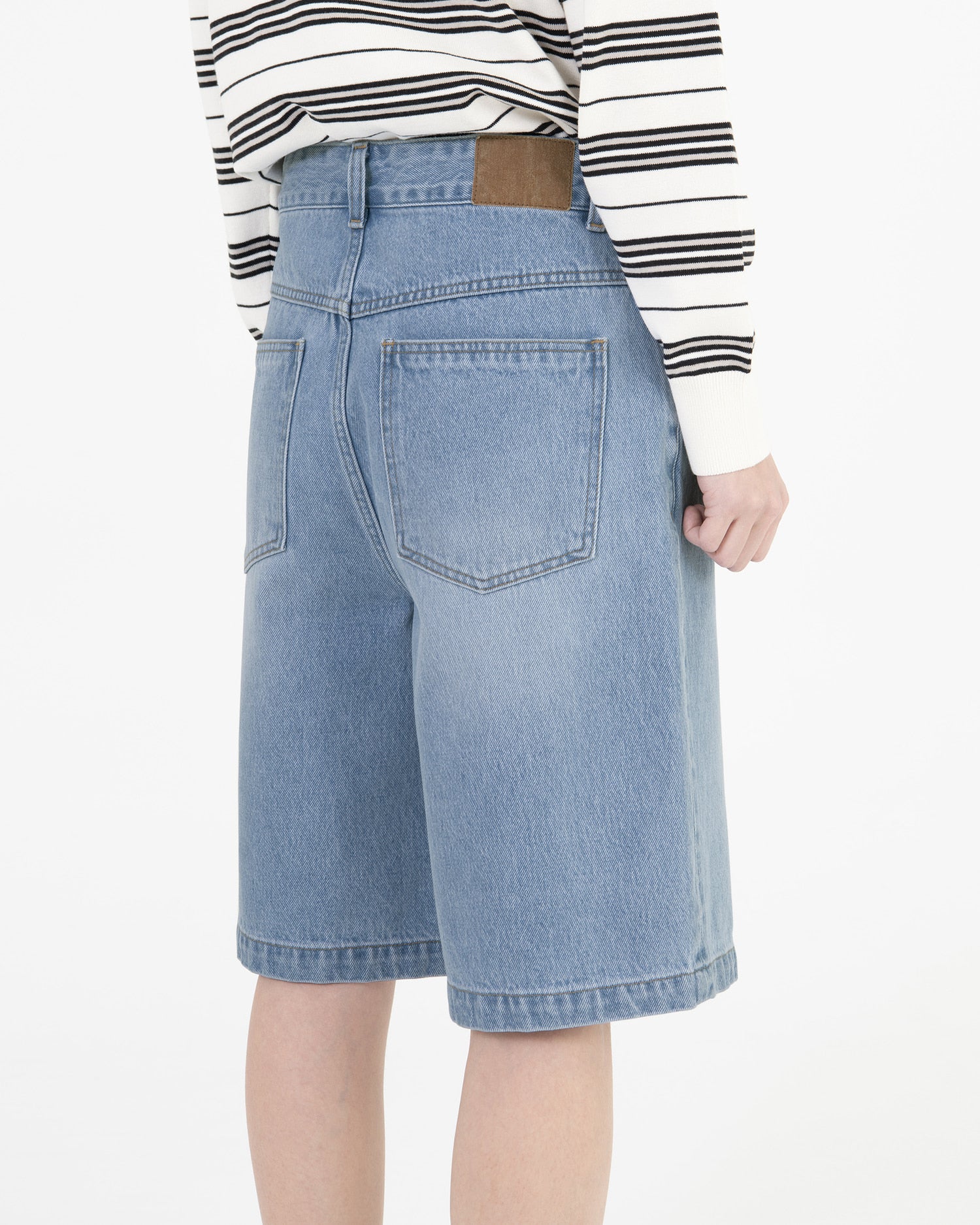 Brownyard - Bermuda Denim Pants (Light Blue) product image 4 | TRAB K-Fashion Australia
