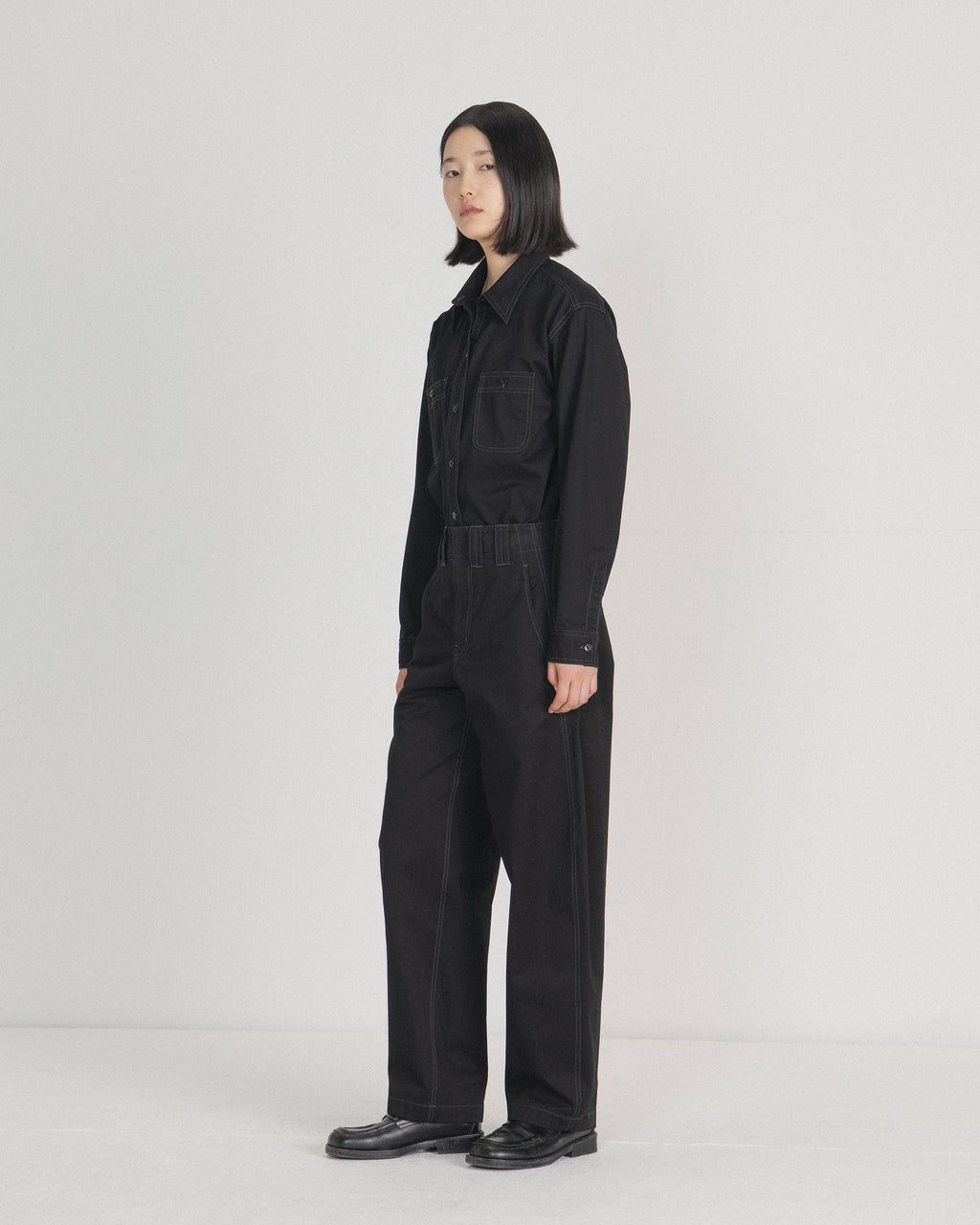 Brownyard - Washed Work Pants (Black) product image 2 | TRAB K-Fashion Australia
