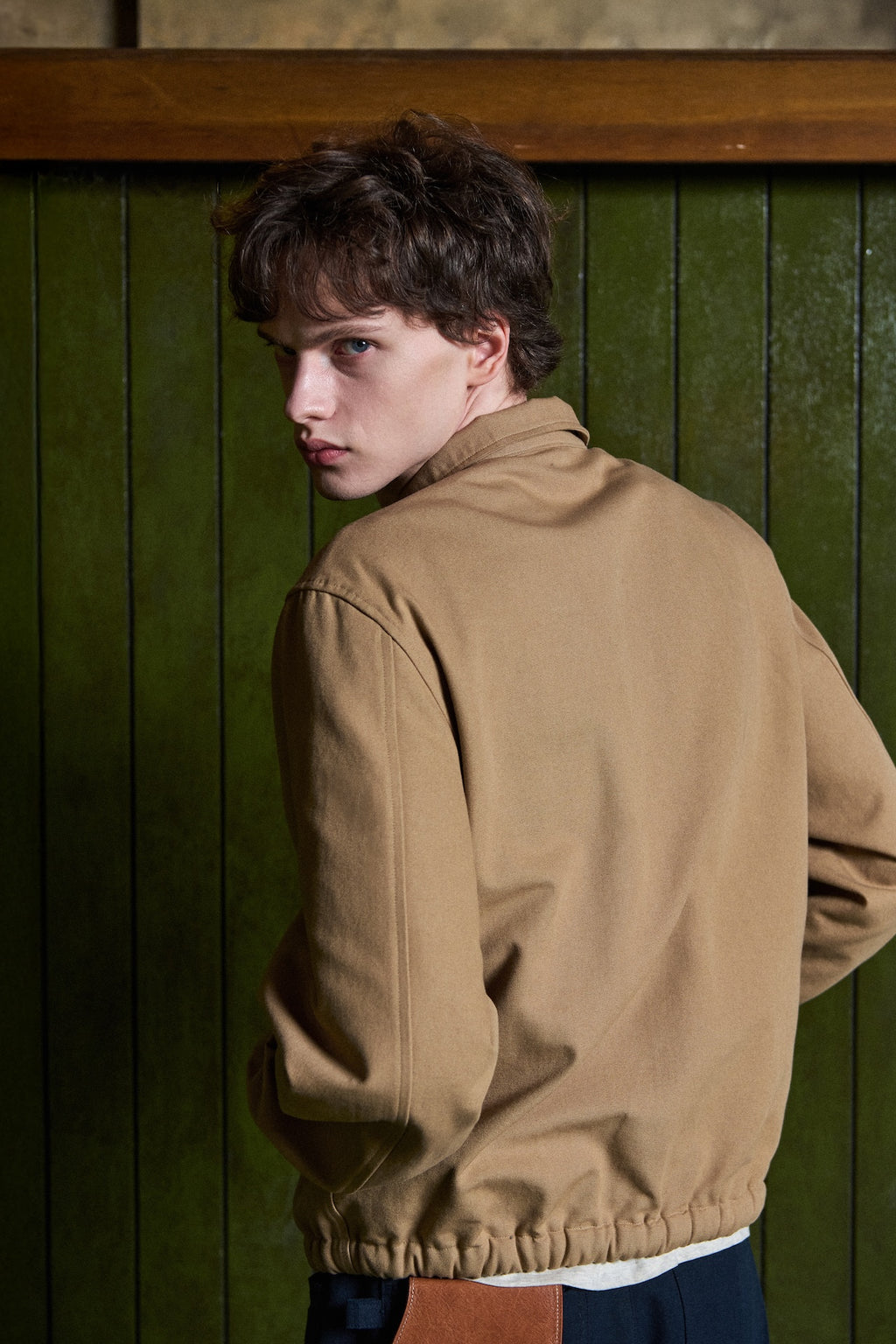 STU - Shift High-neck Jacket (Beige) product image 15 | TRAB K-Fashion Australia