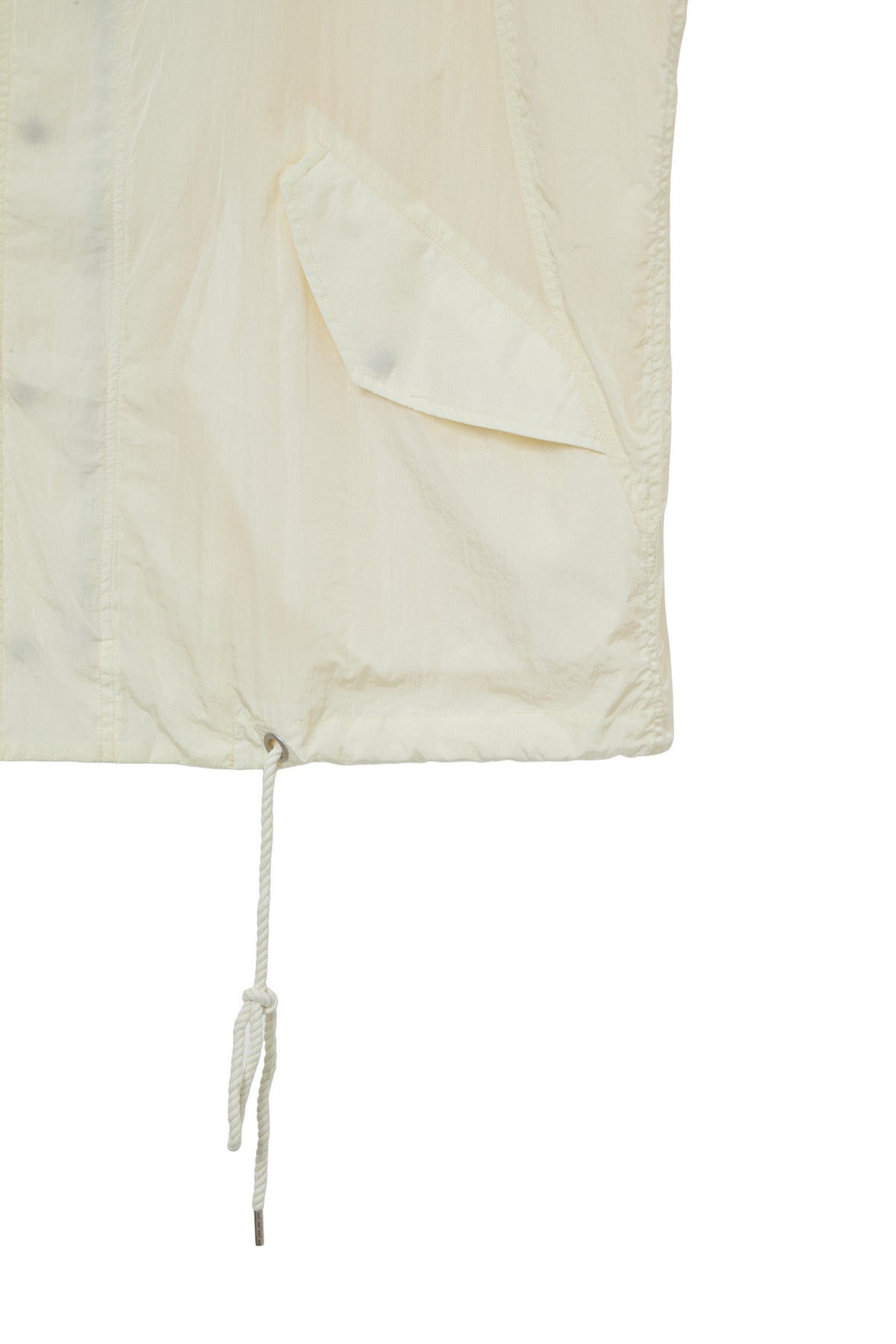 Deinet - Funnel Neck Jacket (White) product image 6 | TRAB K-Fashion Australia