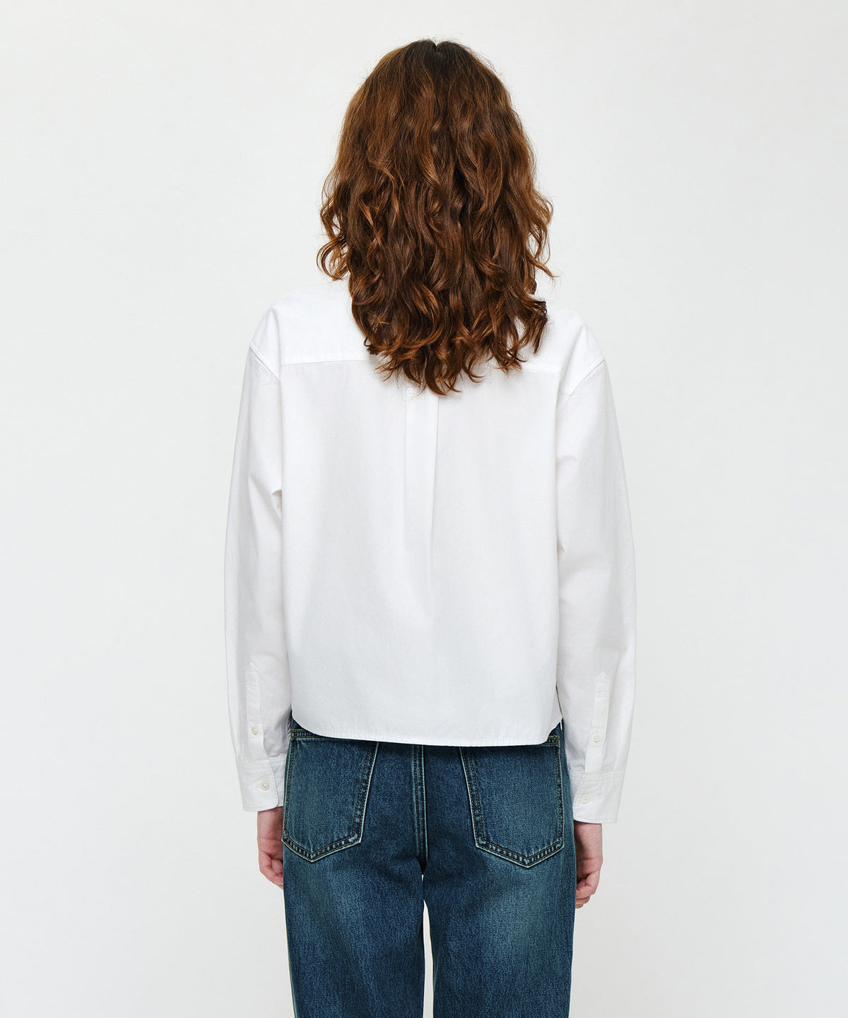 Marithe & Francois Girbaud - Micro Classic Logo Cotton Shirt (Ivory) product image 3 | TRAB K-Fashion Australia