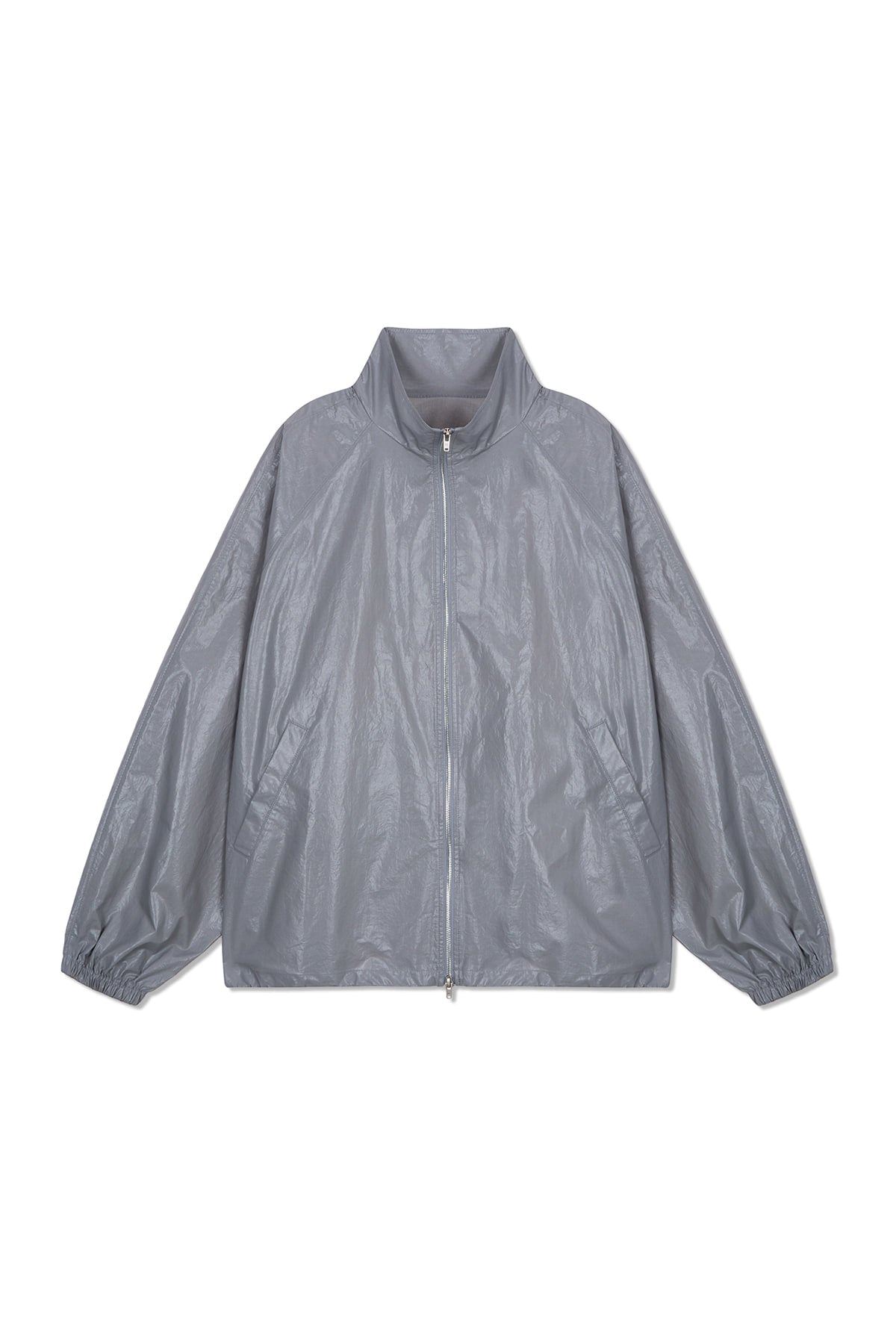 Matin Kim - Matin Kim Logo Coating Jumper (Dark Grey) | TRAB K-Fash