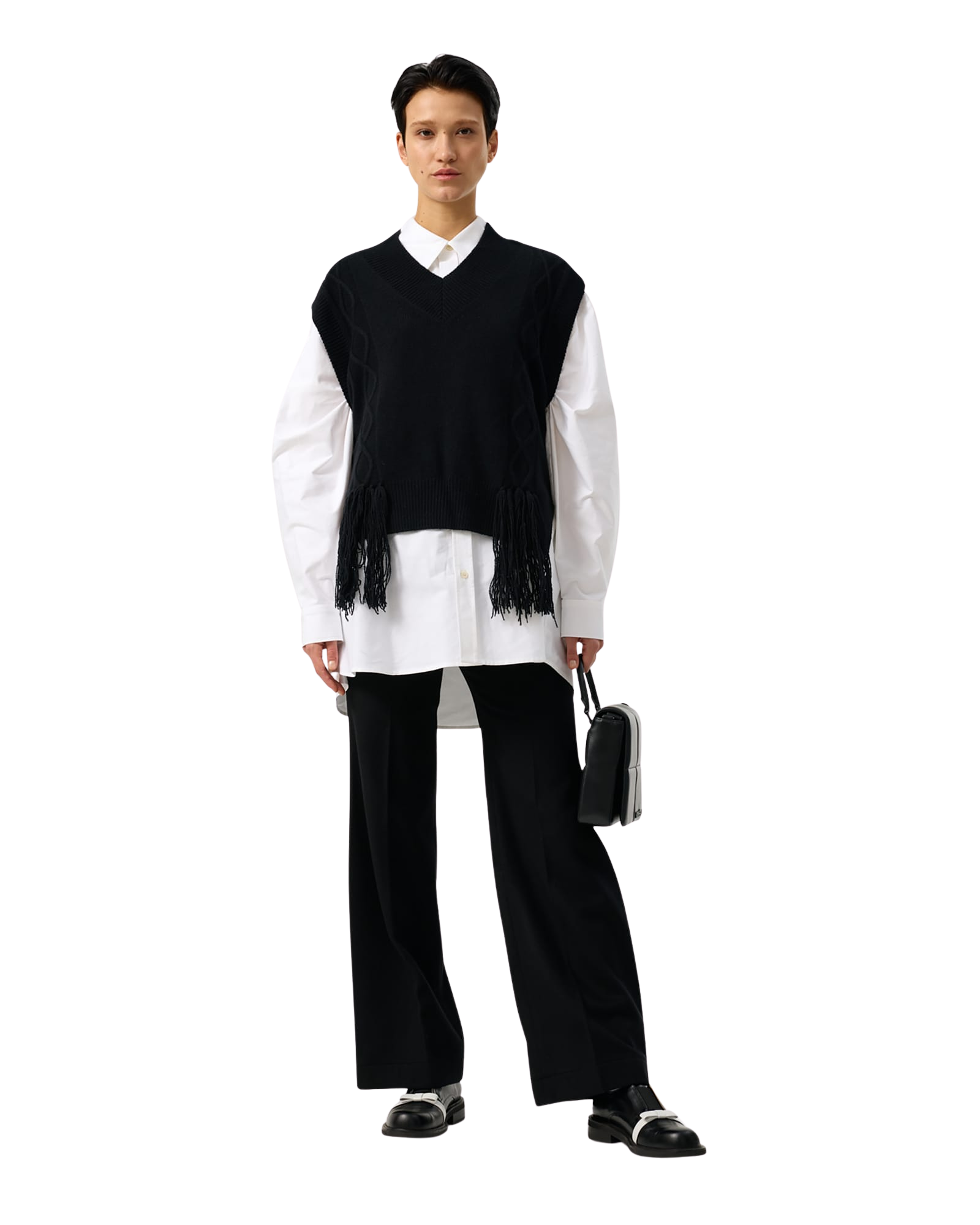 Kimhe Kim - Oversized Shirt (White) product image 1 | TRAB K-Fashion Australia