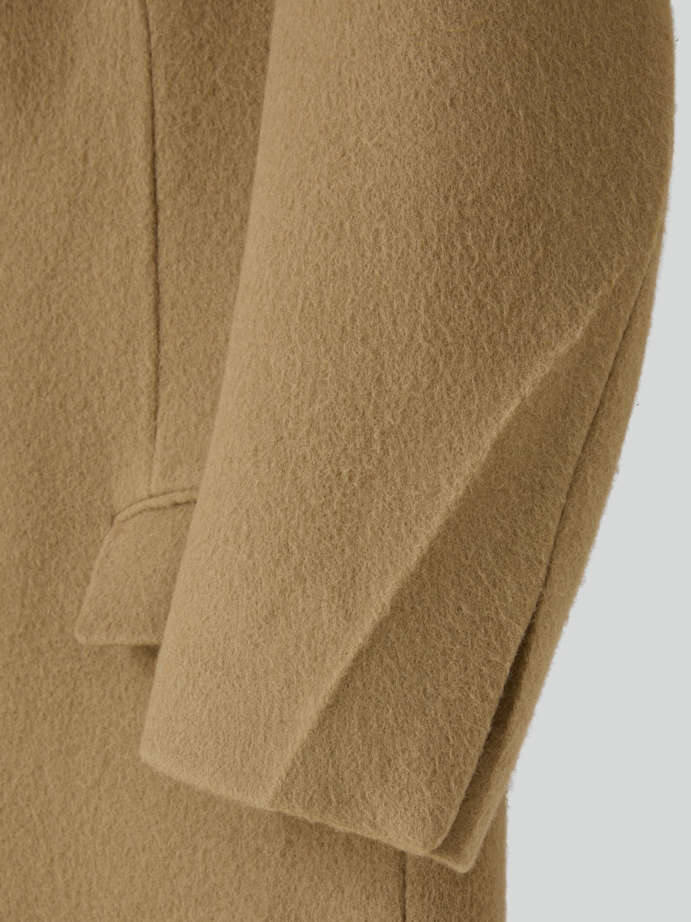 Recto - Hairy Wool Single Coat (Light Khaki) product image 9 | TRAB K-Fashion Australia