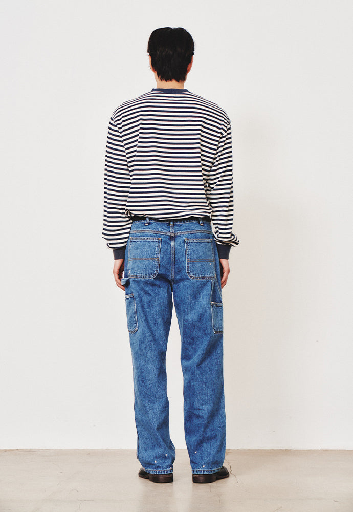 Art if acts - French Stripe Long Sleeve (Navy) product image 3 | TRAB K-Fashion Australia