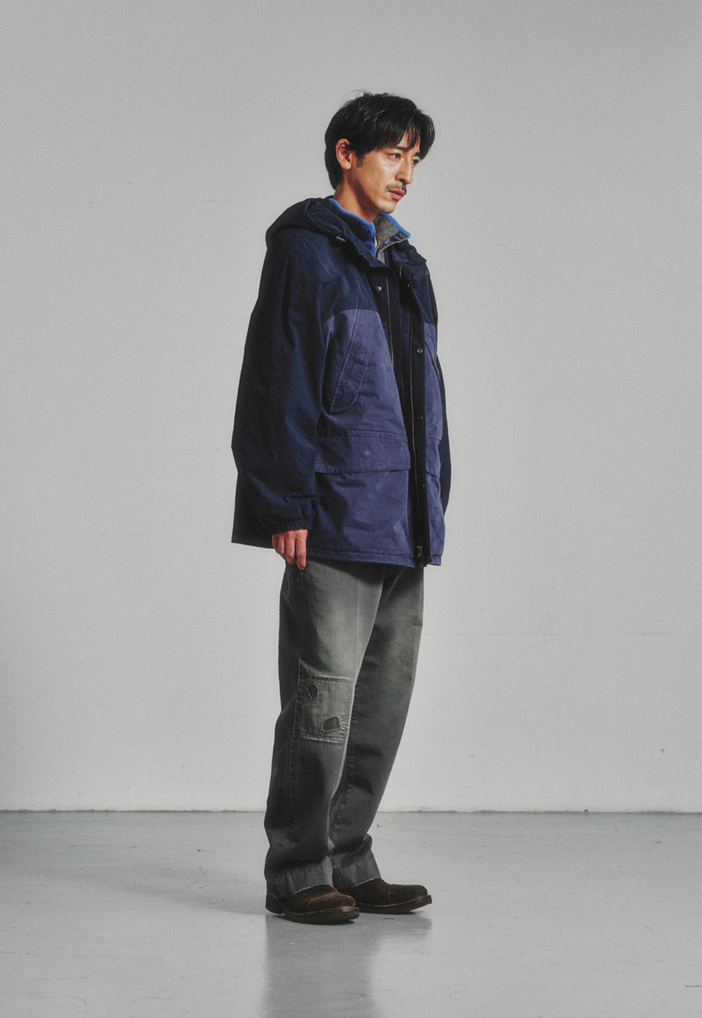 Art if acts - Garment Washed Parka (French Navy) product image 2 | TRAB K-Fashion Australia