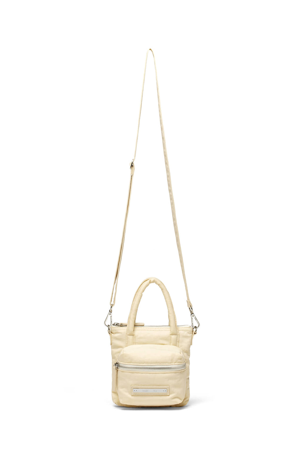 Matin Kim - Padded Cargo Two Way Mini Bag (Cream) product image 1 | TRAB K-Fashion Australia