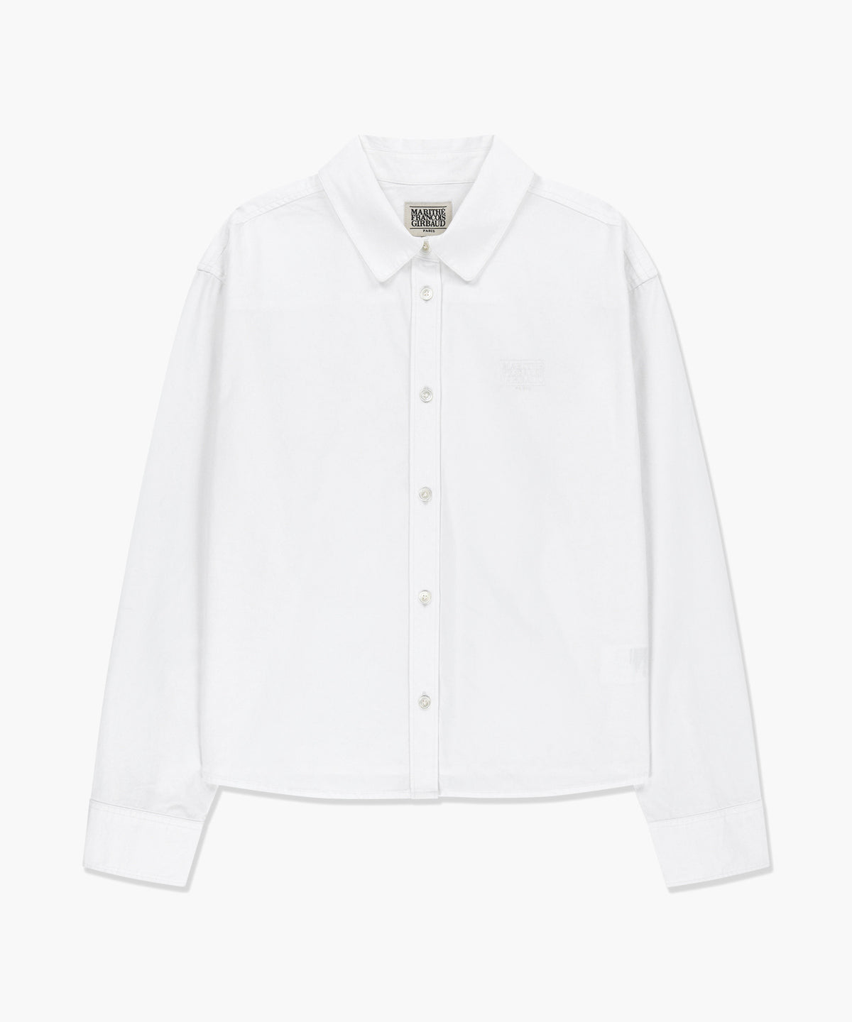 Marithe & Francois Girbaud - Micro Classic Logo Cotton Shirt (Ivory) product image 6 | TRAB K-Fashion Australia