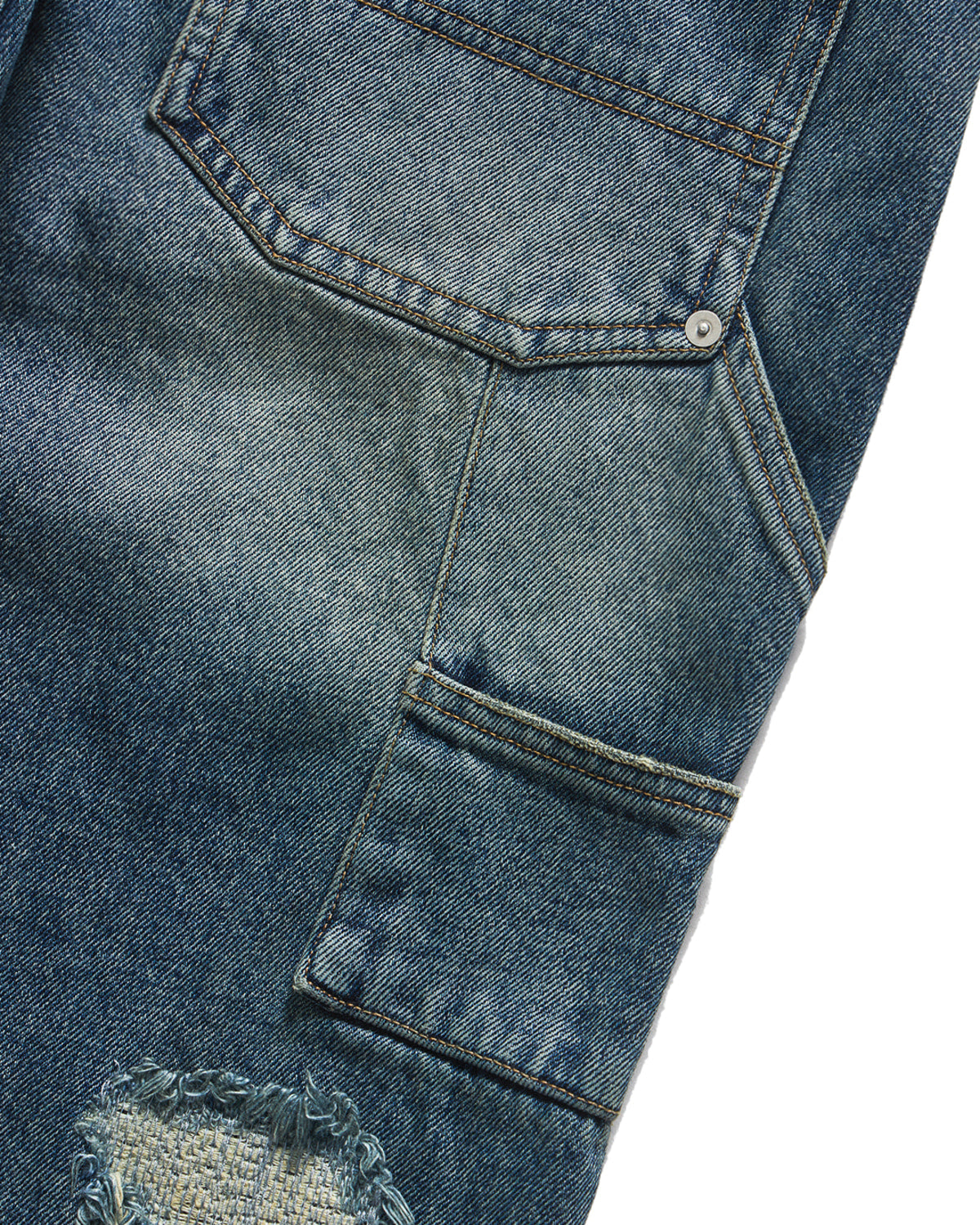 Eastlogue - Damaged Carpenter Pants (Vintage Indigo) product image 9 | TRAB K-Fashion Australia