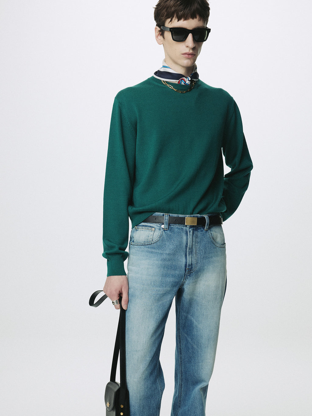 Tonywack - Spring Wool Crew Neck Knit (Sea Green) product image 5 | TRAB K-Fashion Australia