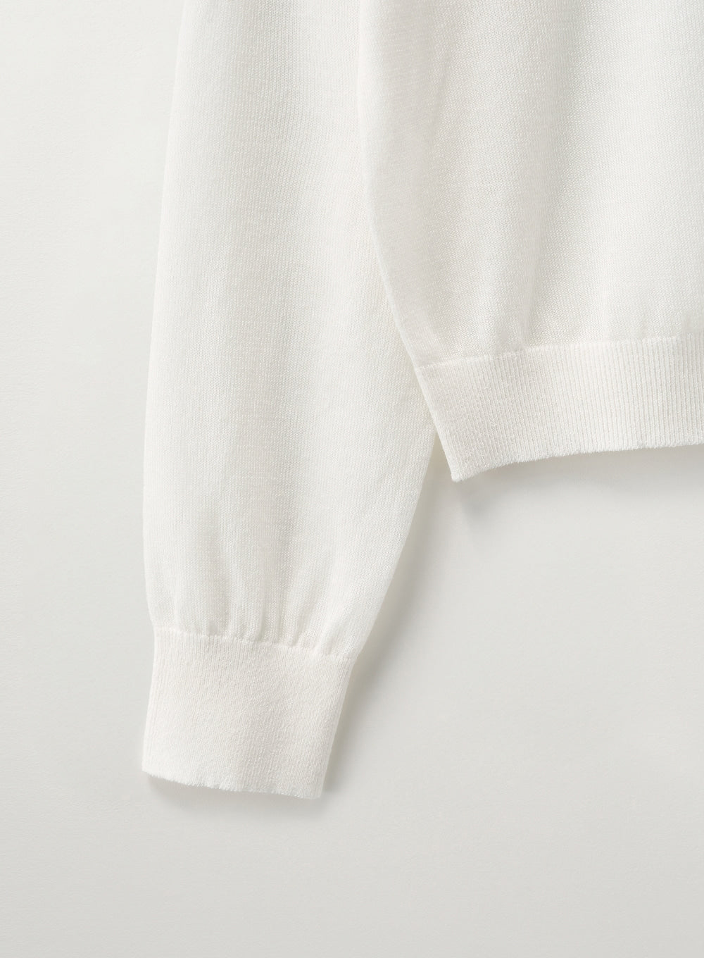 Satur - (W) Sheer Linen Long Sleeve Cardigan (Cream) product image 5 | TRAB K-Fashion Australia