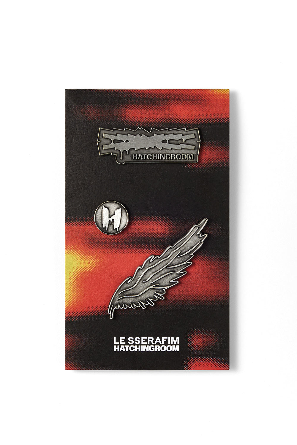 Hatchingroom - LE SSERAFIM x HATCHINGROOM Badge Set (OC) product image 1 | TRAB K-Fashion Australia