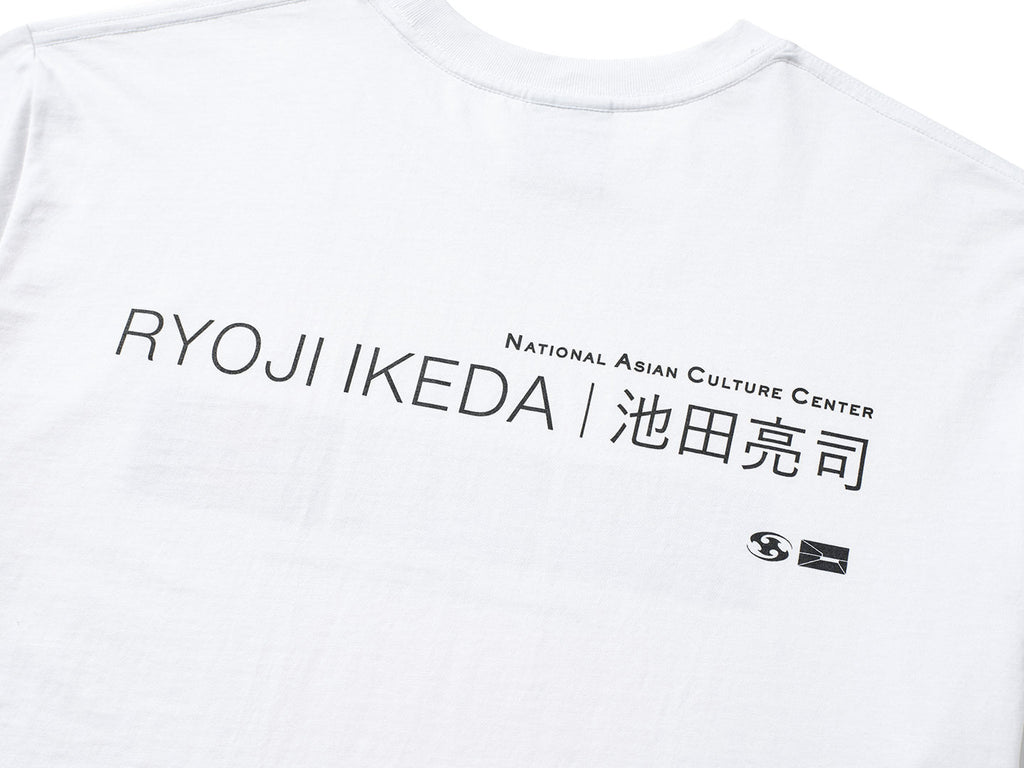 San San Gear - Ryoji Ikeda Data.Gram Series T-Shirt (White) product image 7 | TRAB K-Fashion Australia