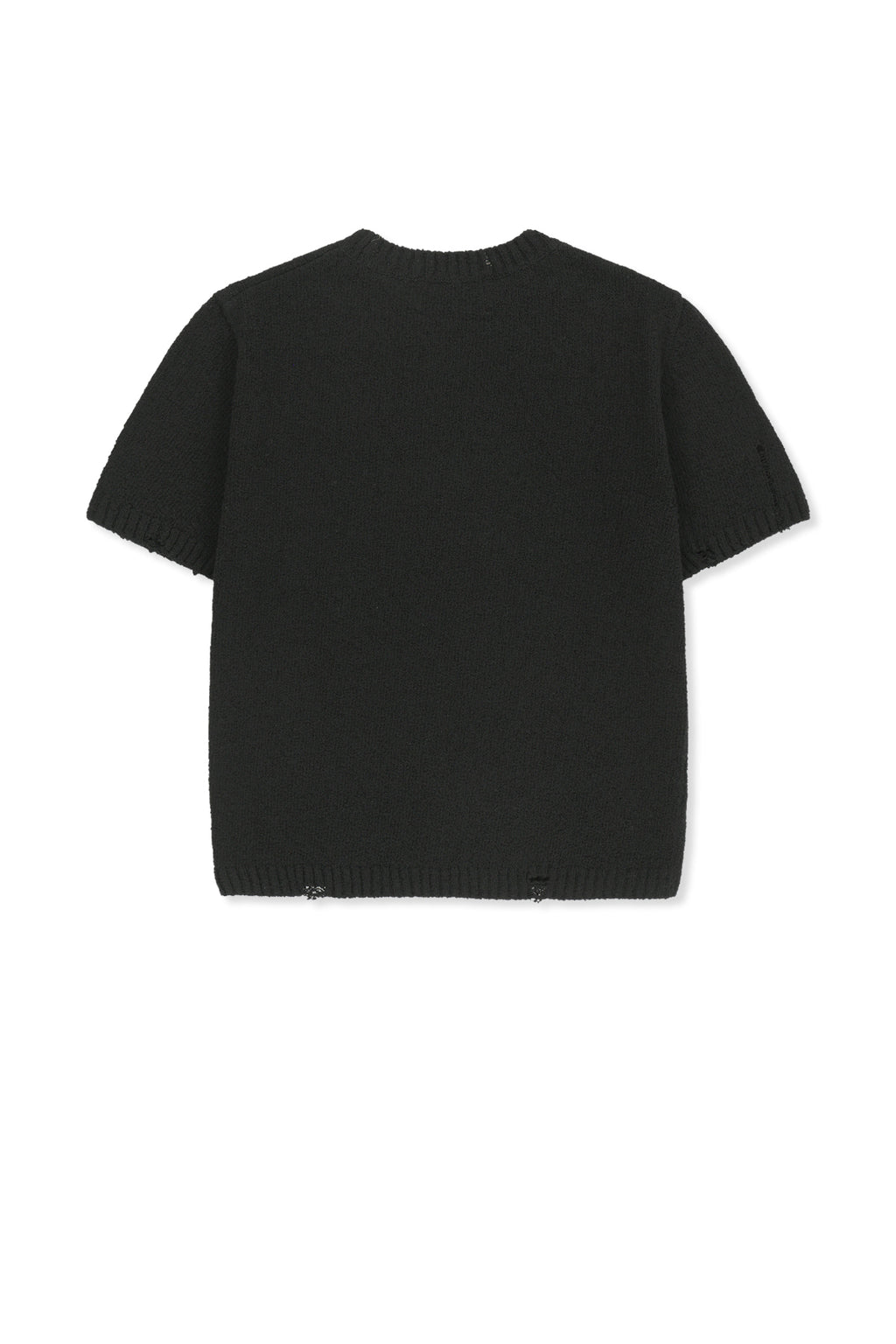 Matin Kim - Half Sleeve Logo Pullover (Black) product image 2 | TRAB K-Fashion Australia
