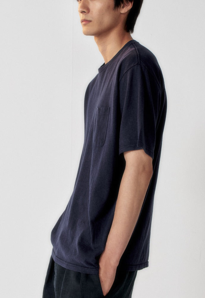 Art if acts - Linen Pocket Tee (Navy) product image 1 | TRAB K-Fashion Australia