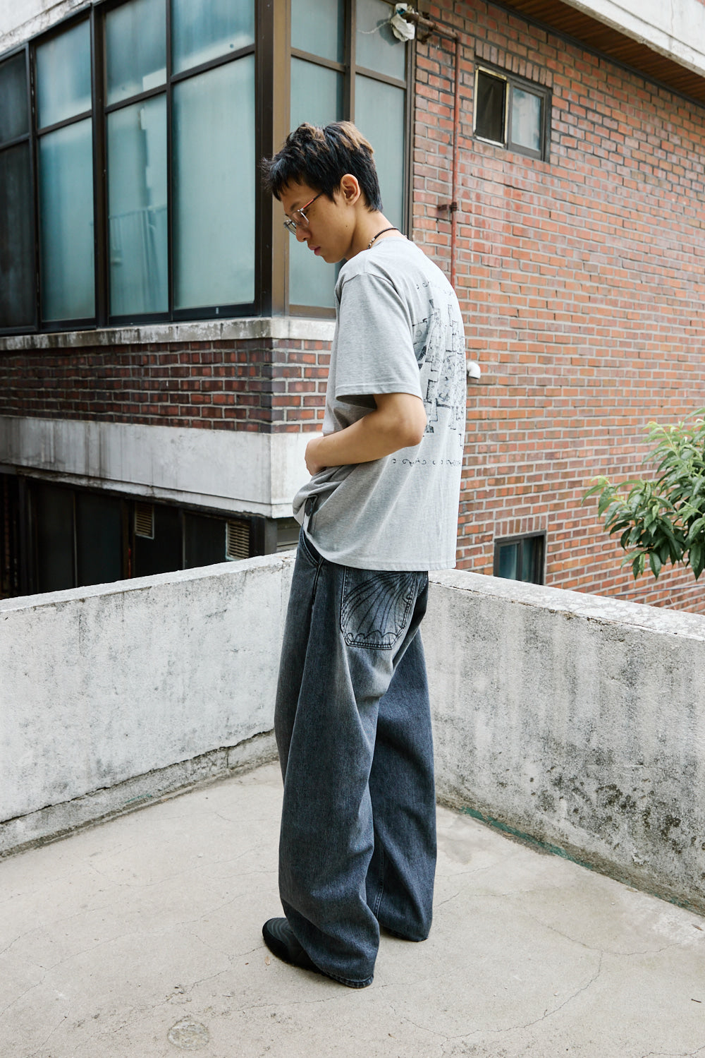 Hatchingroom - Curve Jeans Dragon Wing Ash (Grey) product image 13 | TRAB K-Fashion Australia