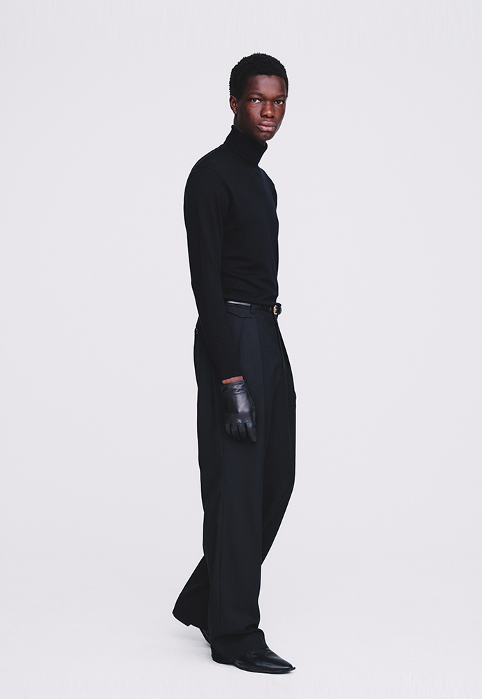 Tonywack - Double-Pleats Relaxed Trousers (Black) product image 4 | TRAB K-Fashion Australia