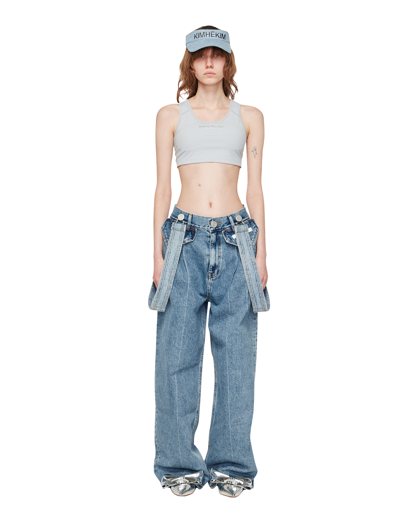 Kimhe Kim - Yoga Bra Top (Grey) product image 1 | TRAB K-Fashion Australia