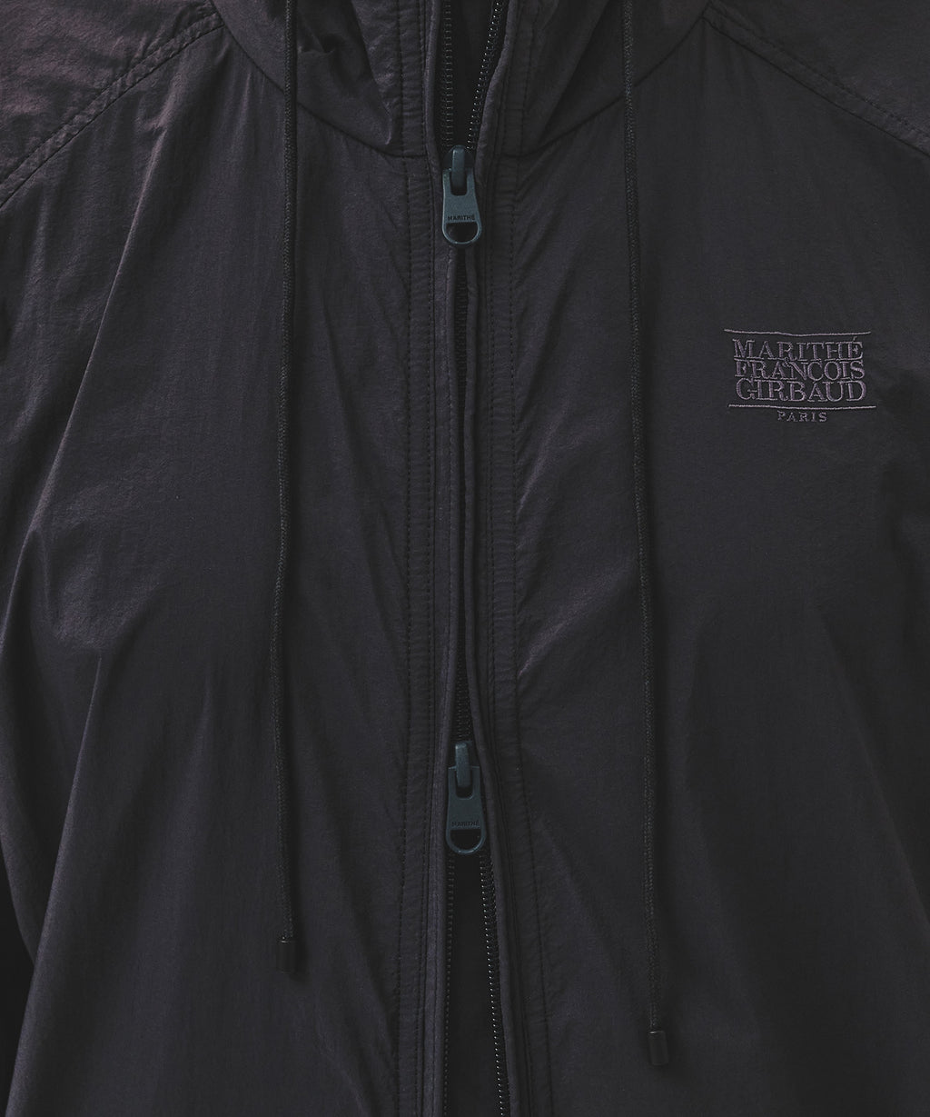 Marithe & Francois Girbaud - Highneck Packable Nylon Jacket (Charcoal) product image 3 | TRAB K-Fashion Australia