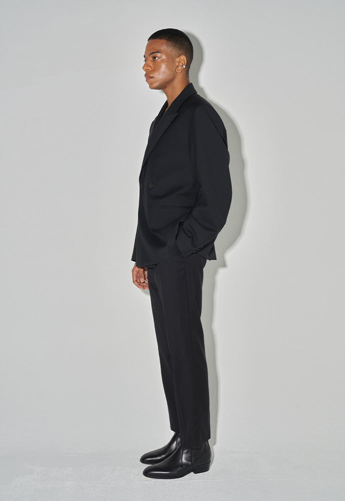 Tonywack - Tailored Double Breasted Blazer (Black) product image 3 | TRAB K-Fashion Australia