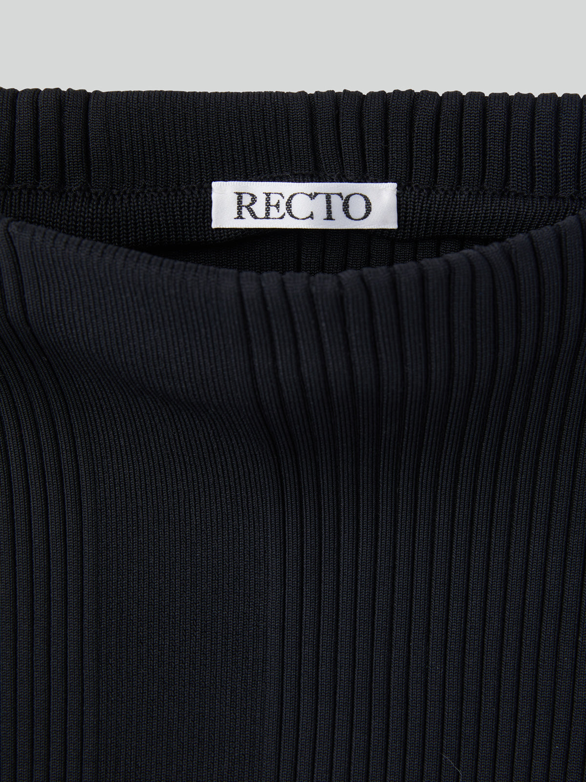 Recto - Off Shoulder Ribbed Knit Top (Black) product image 6 | TRAB K-Fashion Australia