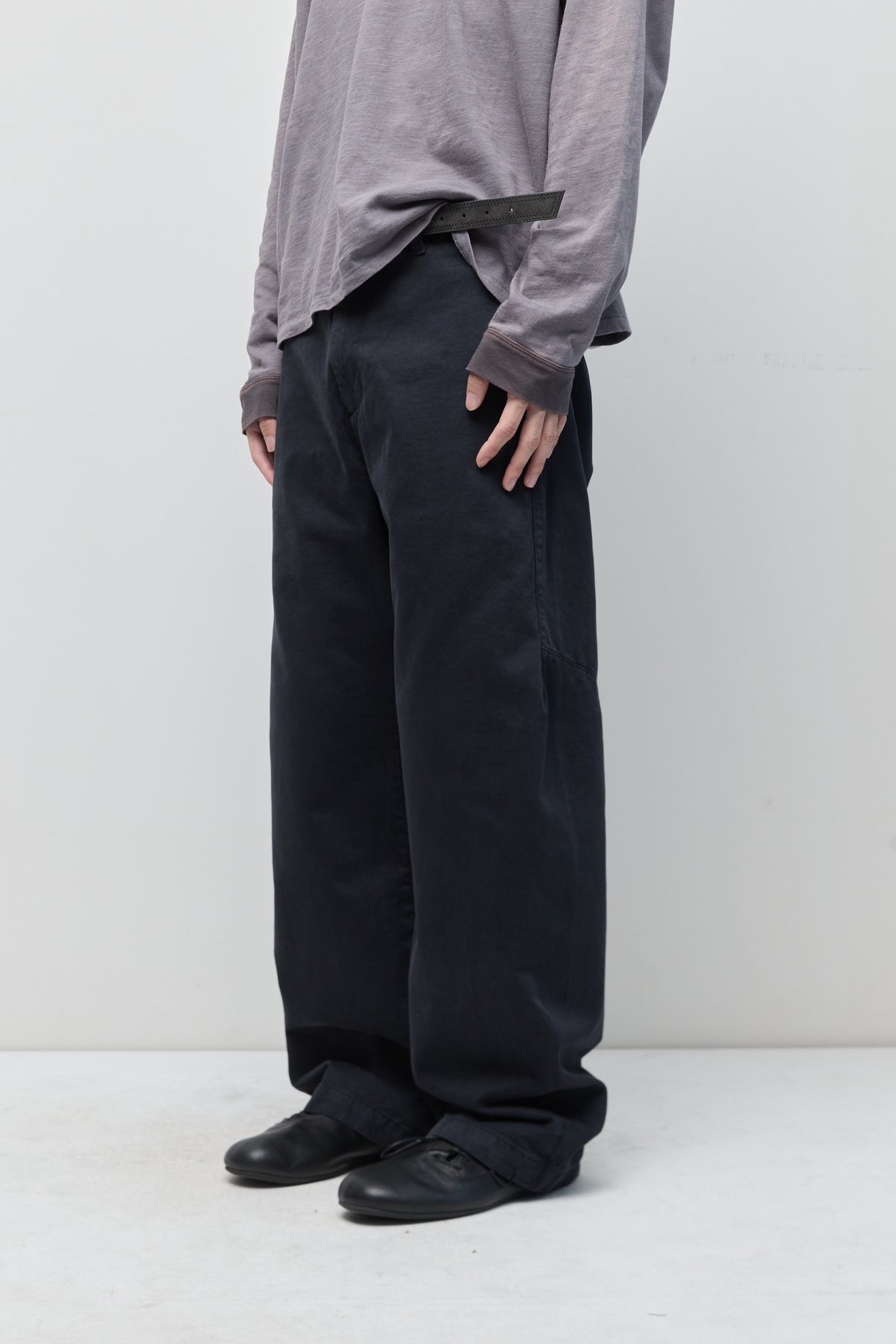 Hatchingroom - Shaped Trousers Dyed Ink (Black) product image 12 | TRAB K-Fashion Australia