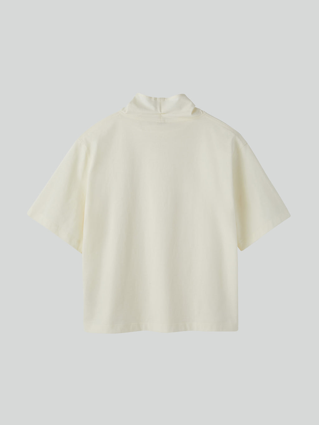 Recto - Scarf Neck Cotton Top (Bean Ivory) product image 6 | TRAB K-Fashion Australia