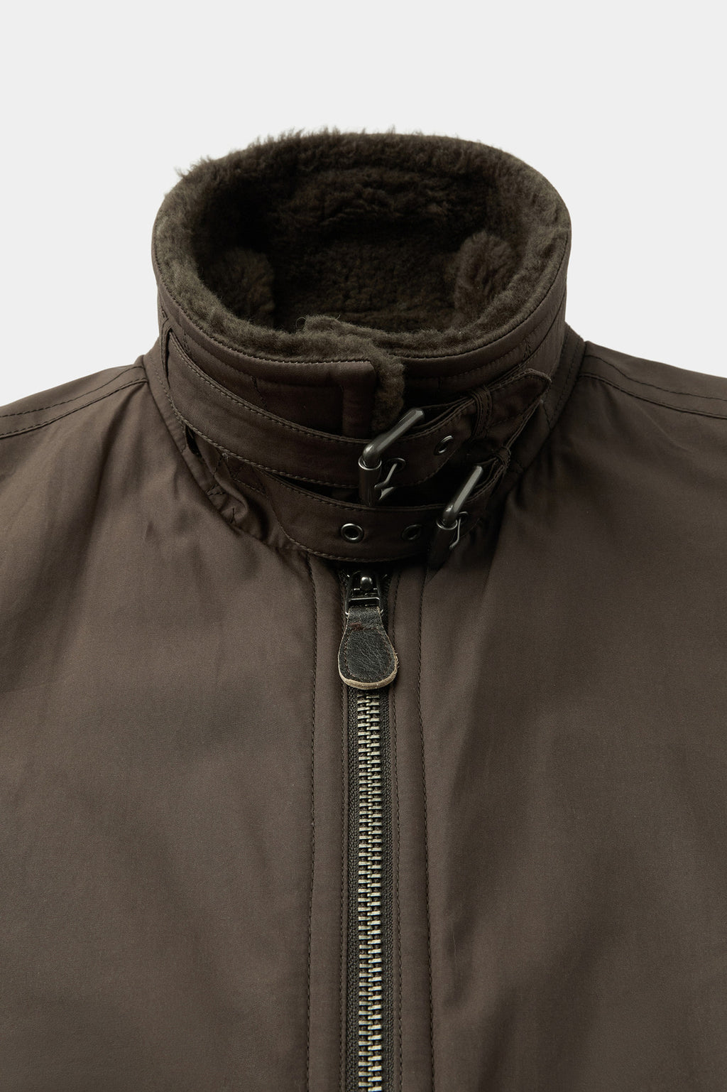 Coor - Fur Lined Cotton B-3 Jacket (Dark Brown) product image 6 | TRAB K-Fashion Australia