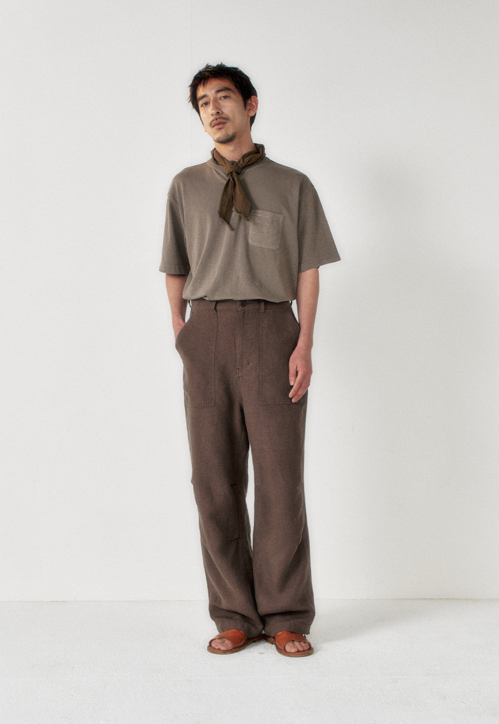 Art if acts - Henley S/S Tee (Mud Brown) product image 3 | TRAB K-Fashion Australia