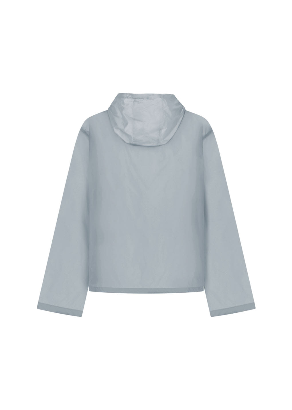 Amomento - Sheer Hoodie Anorak (Grey) product image 3 | TRAB K-Fashion Australia