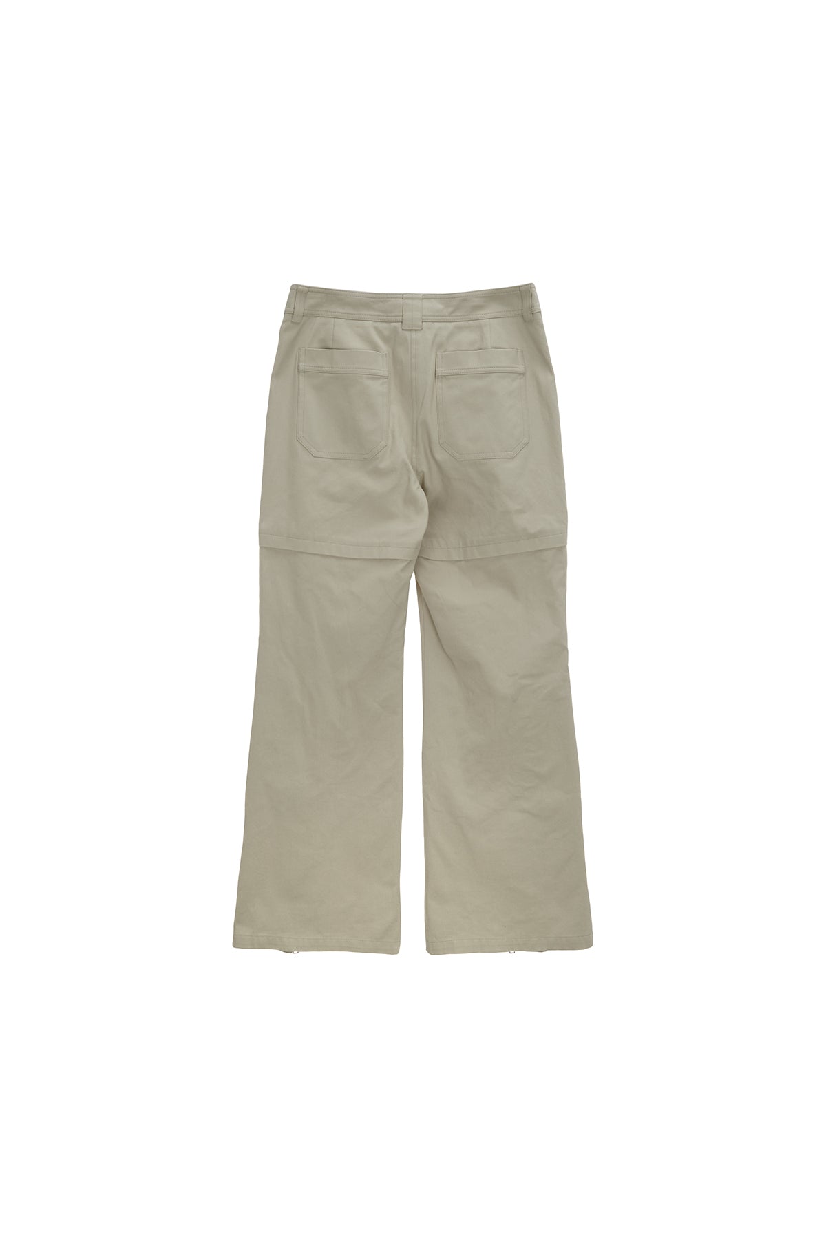 Matin Kim - Zipper Point Boots Cut Pants (Beige) product image 2 | TRAB K-Fashion Australia