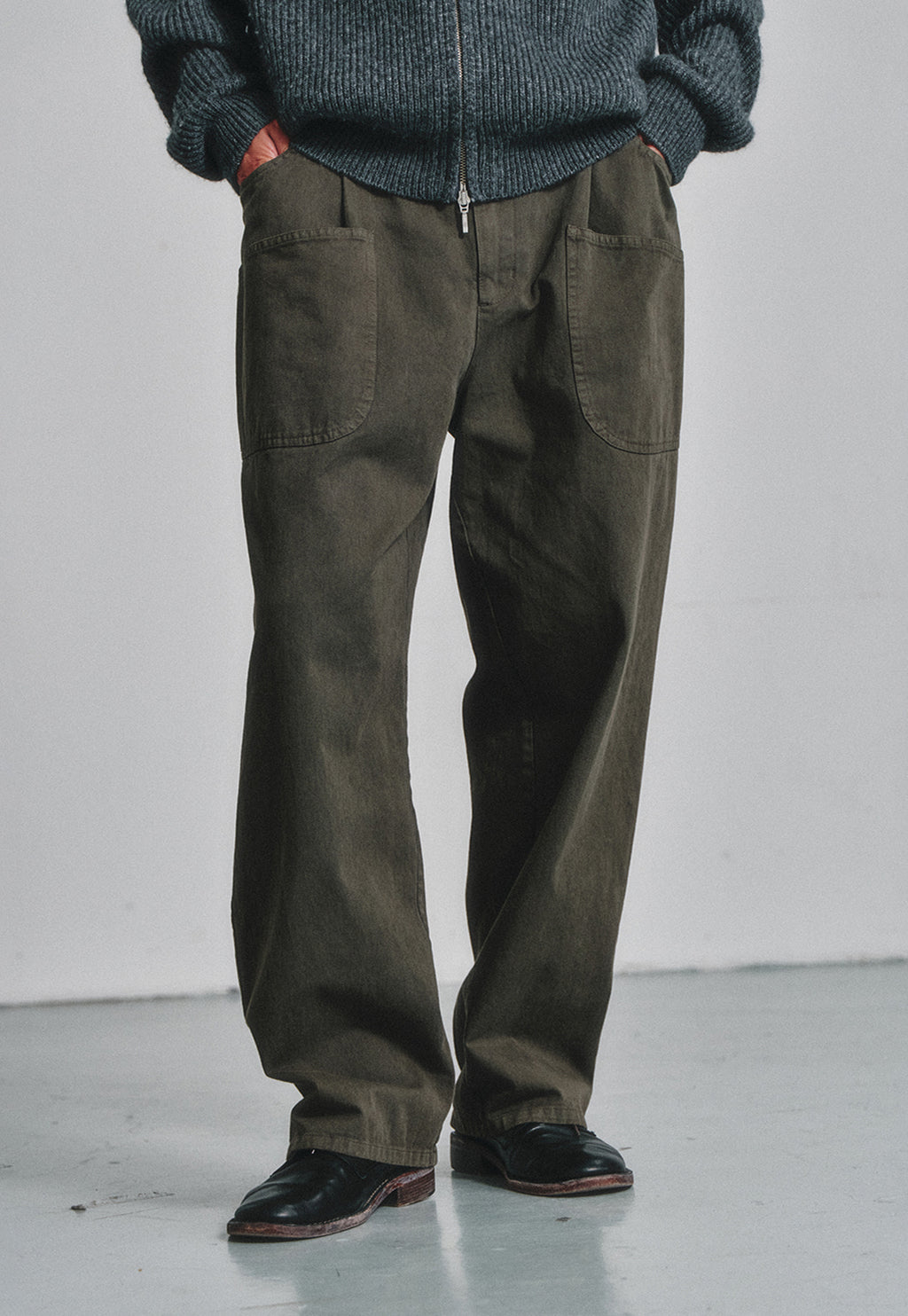 Art if acts - French Workwear Pants (Khaki) product image 5 | TRAB K-Fashion Australia