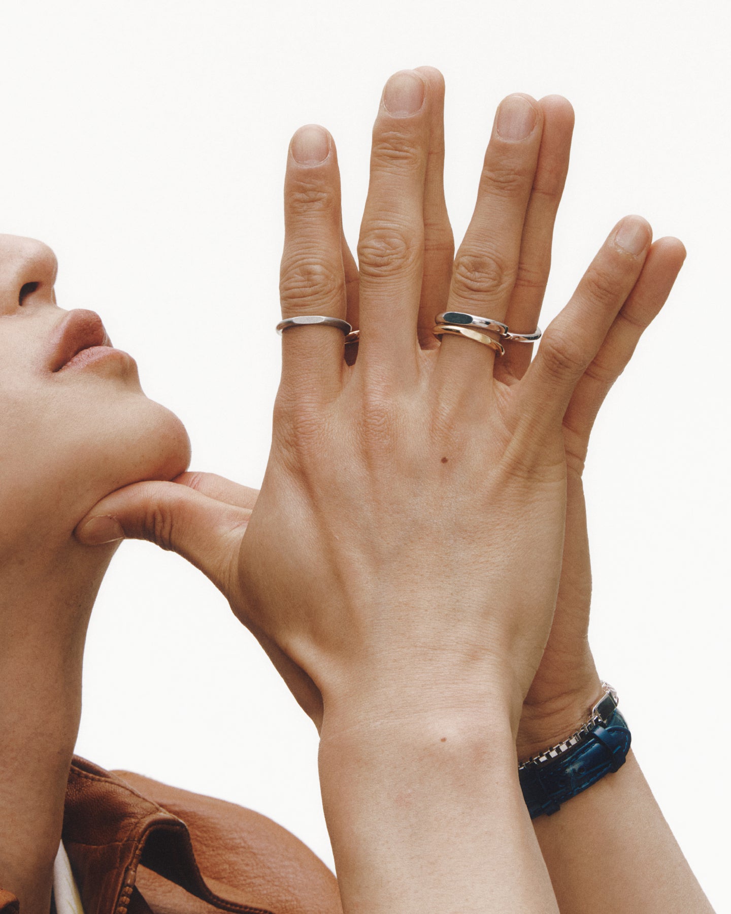 Numbering - 3 Sided Signet Ring (S) #7404 product image 3 | TRAB K-Fashion Australia