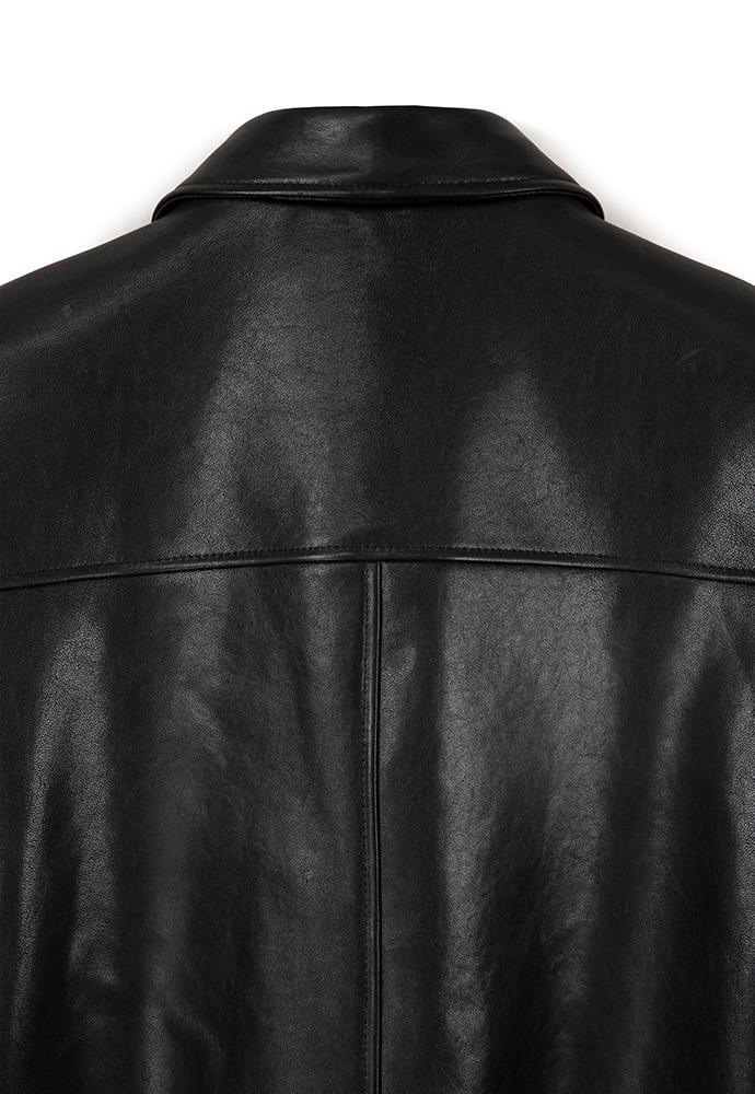 Art if acts - Lambskin Leather Blouson (Black) product image 11 | TRAB K-Fashion Australia