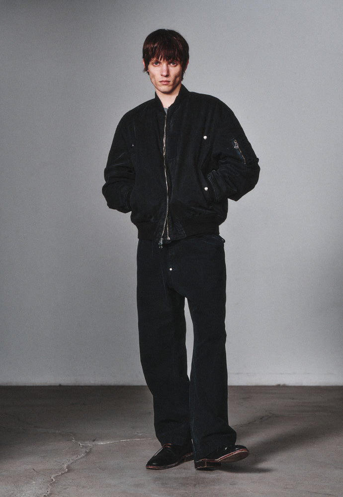 Art if acts - Garment-Dyed MA-1 (Black) product image 4 | TRAB K-Fashion Australia