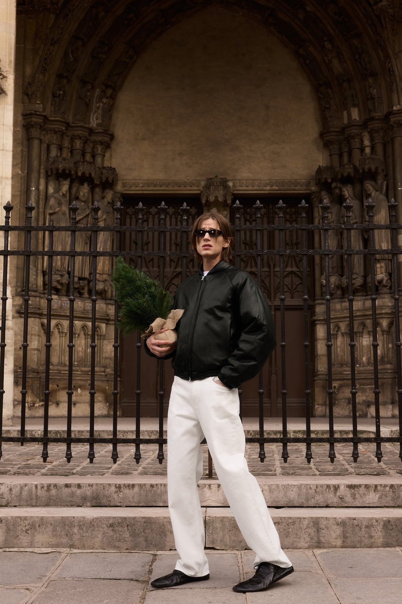 STU - Padded Lambskin Bomber In (Black) product image 14 | TRAB K-Fashion Australia