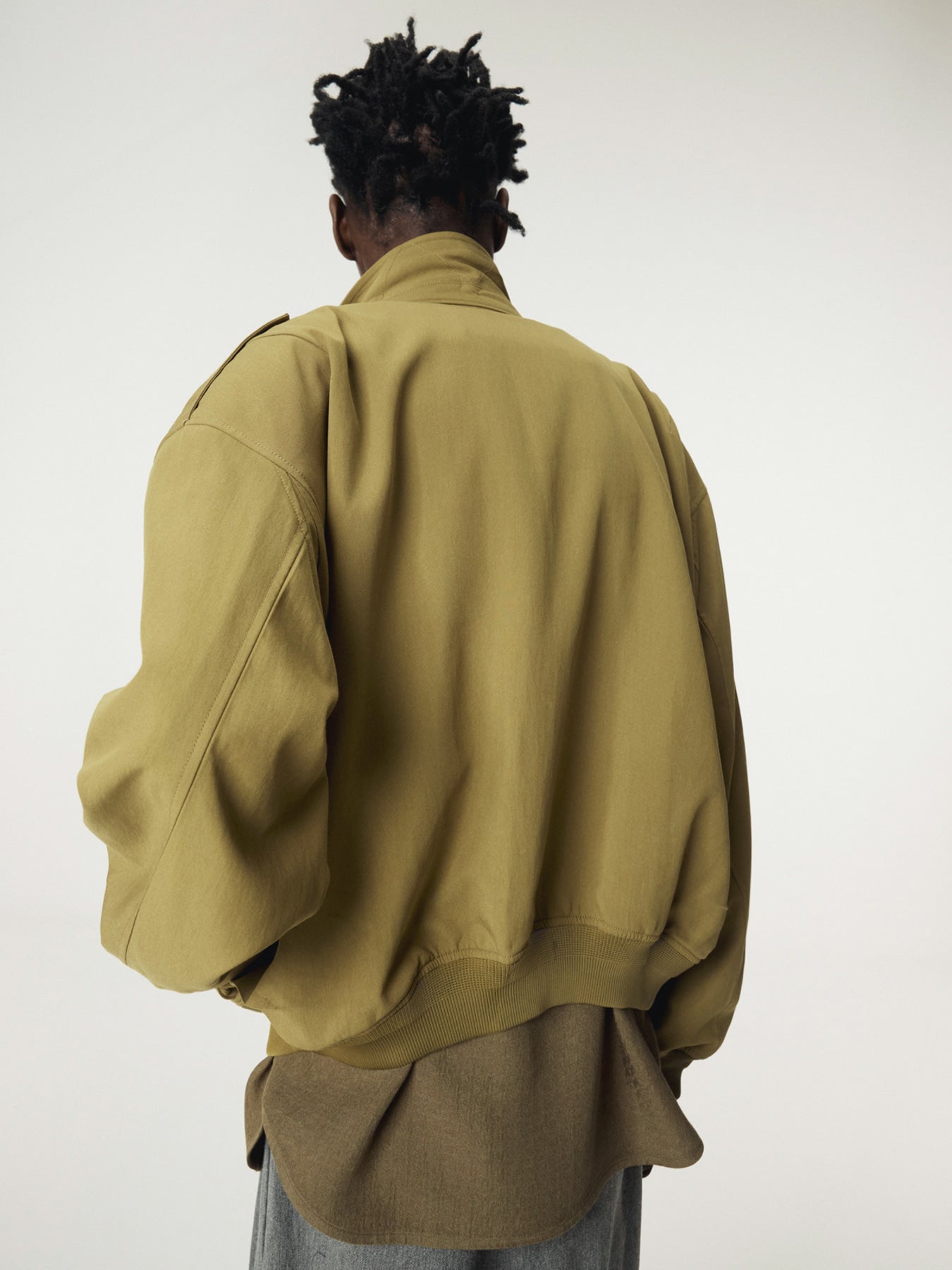 Recto - Vintage Pressed Crease Jumper (Olive) product image 8 | TRAB K-Fashion Australia