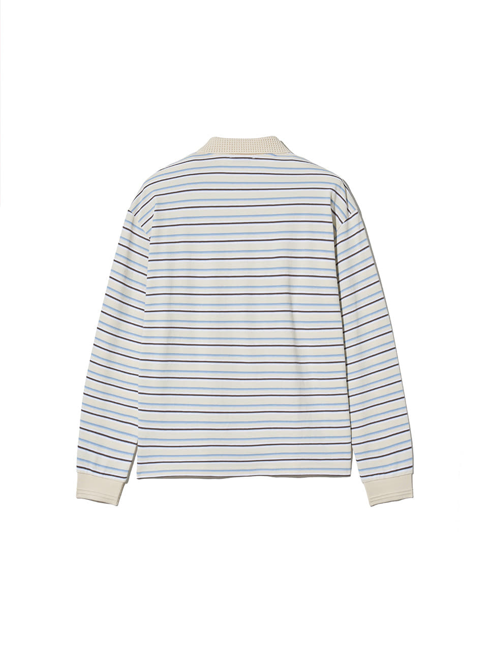 Kijun - Fresh Border Pique Polo (Sky Blue) product image 8 | TRAB K-Fashion Australia