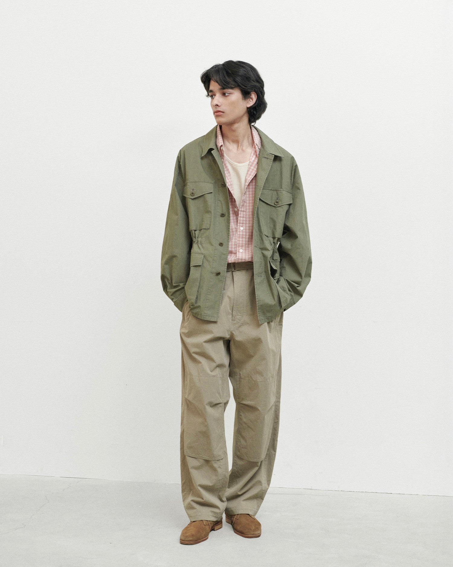 Brownyard - Washed Field Jacket (Olive) product image 3 | TRAB K-Fashion Australia