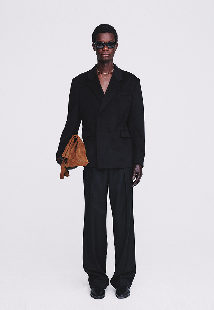 Tonywack - Cashmere Hidden Button Tailored Blazer (Black) product image 1 | TRAB K-Fashion Australia