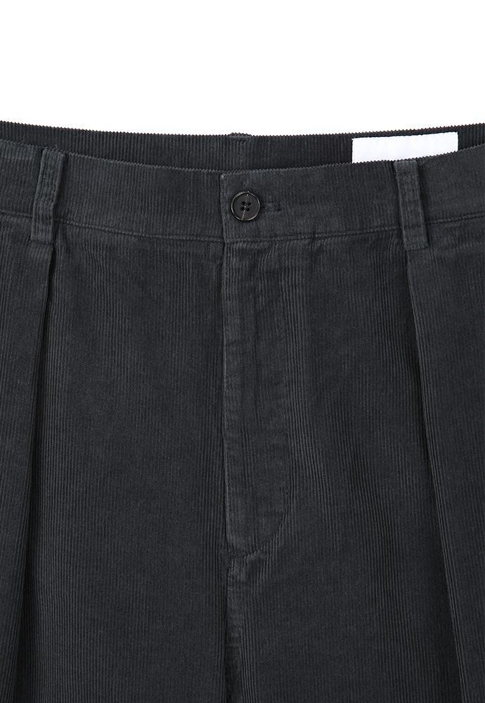 Art if acts - Washed One Tuck Corduroy Pants (Cliff Navy) product image 8 | TRAB K-Fashion Australia