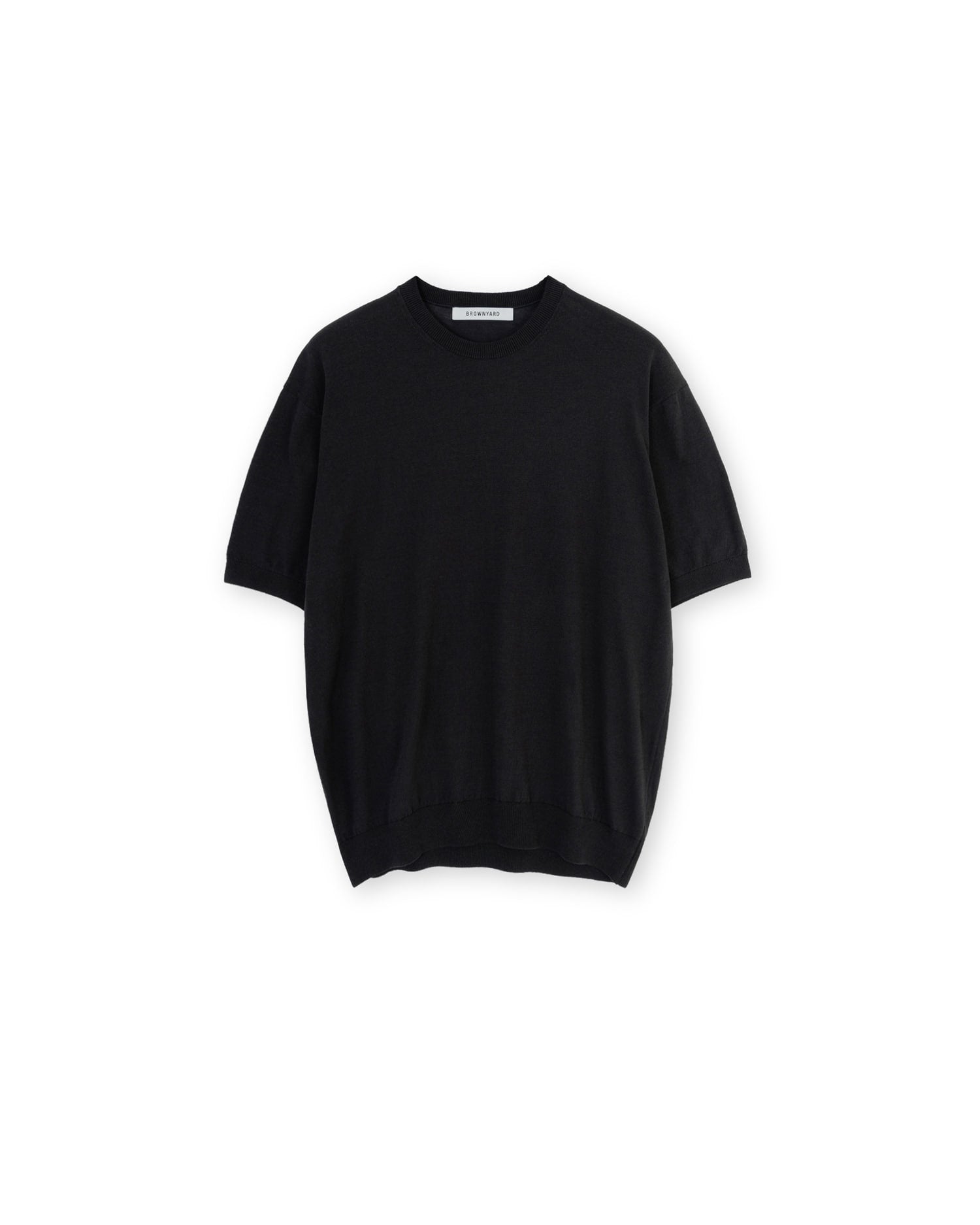 Brownyard - Hard Twist Supima Cotton Half Knit (Washed Black) product image 3 | TRAB K-Fashion Australia